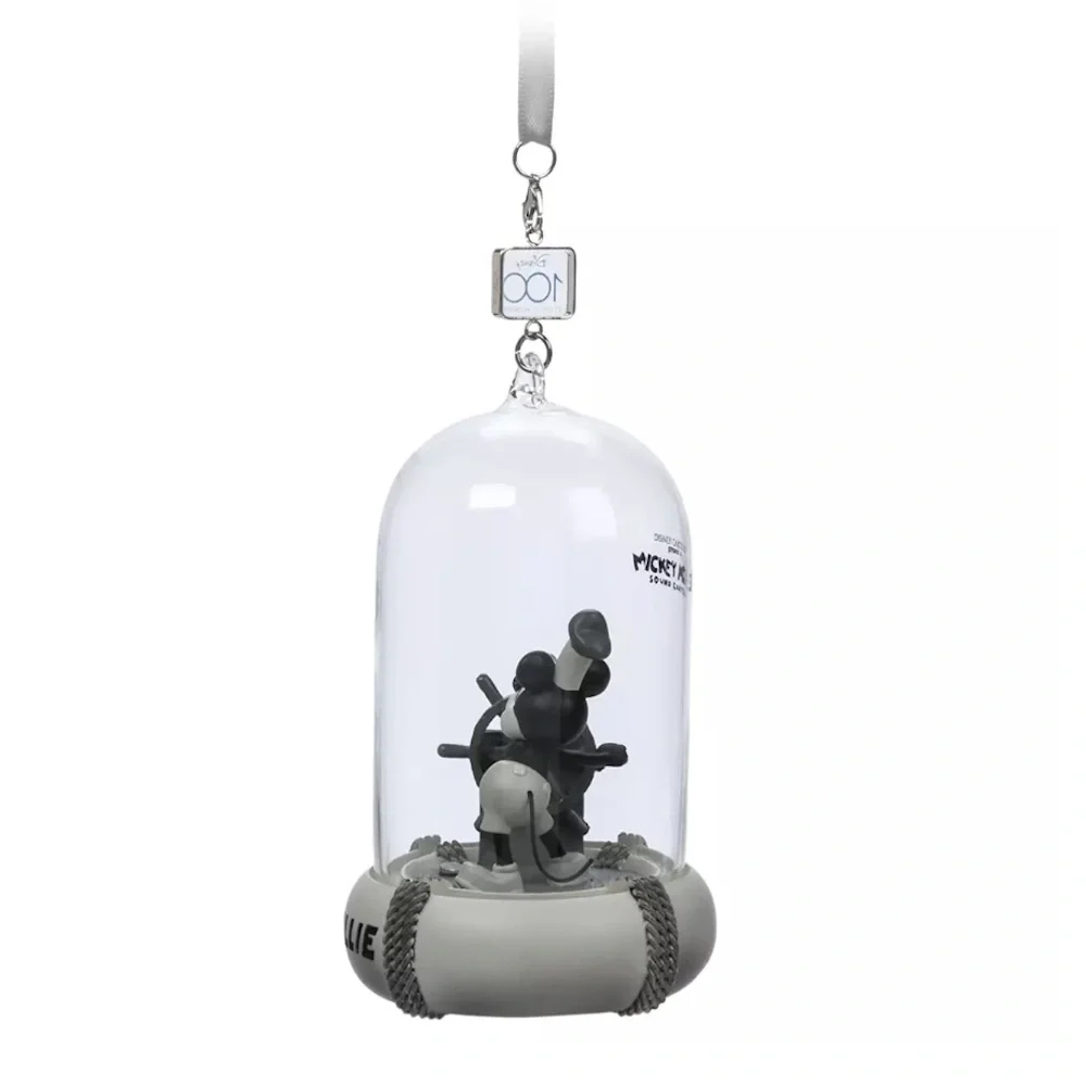 Disney 100 Steamboat Willie Light Up Sketchbook Christmas Ornament New with Tag